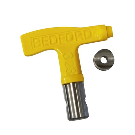 Bedford Precision Parts Line Striper Airless Spray Tip 323, Replaces Titan 185-211, 0.023in Tip Size, 6in Spray Pattern 33-8323